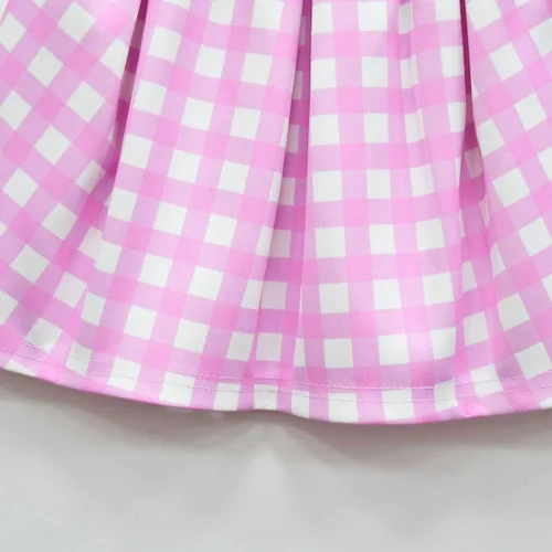 Vista 7 de Wekoyaee Disfraz rosa para niñas, disfraz de fiesta elegante