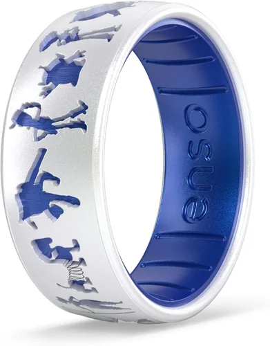 Vista 9 de Enso Rings Disney Pixar Collection - Anillos clásicos de silicona grabados - Diseño cómodo y flexible