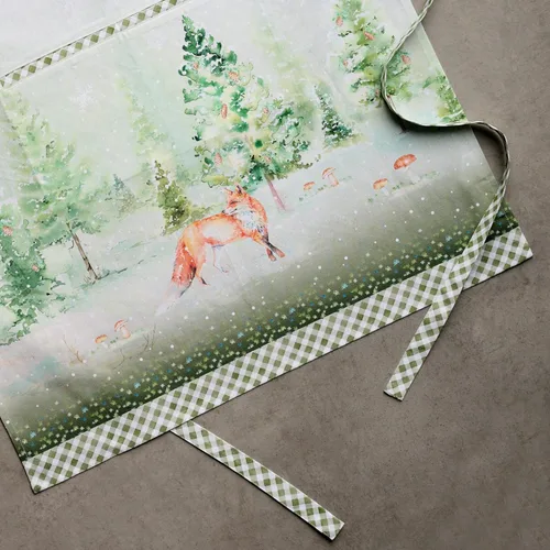 Vista 1226 de Maison d' Hermine Delantales para mujer con bolsillo, 100% algodón (27.50 x 31.50 pulgadas)