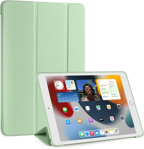 Vista 7 de RUBAN Funda para iPad de 9ª/8ª/7ª generación de 10.2 pulgadas 2021/2020/2019 Funda protectora con soporte inteligente (negro)