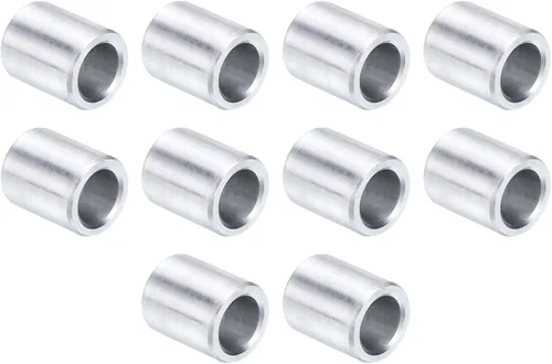 Vista 7 de uxcell 10 piezas de espaciador de aluminio con 1/2" de diámetro interno x 1" de diámetro exterior x 1" de longitud, con acabado liso, espaciador