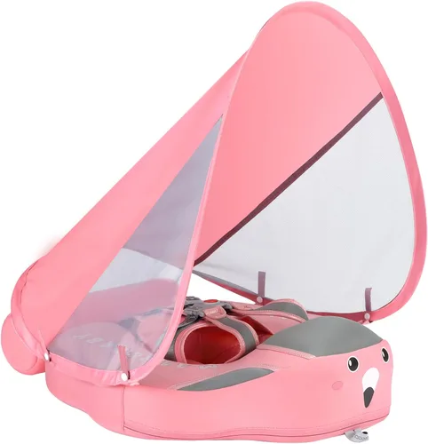 Vista 13 de Mambobaby Flotador con toldo mejorado no inflable para bebé, flotador inteligente de Mambo para natación, flotador de natación para bebé, flotador