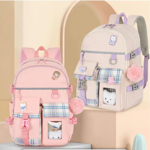 Vista 3 de dageraad Mochilas para niñas, Negro -, Mediana, Mochila