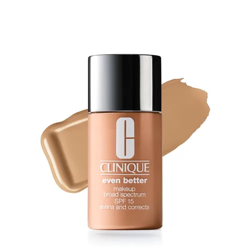 Vista 9 de Clinique Even Better Makeup Liquid Foundation SPF 15 With Vitamin C For Dry + Oily Combination Skin Types Medium Coverage + Natural Finish Evens