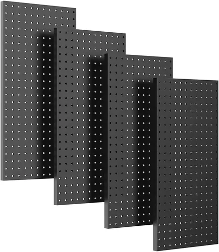 Vista 8 de Ultrawall 2 piezas de paneles de pared de tablero de clavijas de metal, tableros de clavijas para almacenamiento de herramientas de garaje