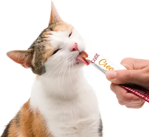 Vista 7 de Catit Creamy - Paquetes personalizados de golosinas para gato que puede lamer