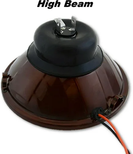 Vista 8 de Octane Lighting 5 3/4 pulgadas SMD azul LED halo bombilla halógena faro Ángel ojo cristal par claro