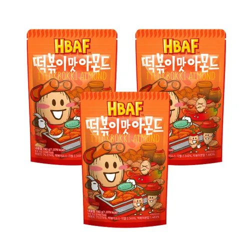 Vista 26 de [HBAF] Nuez de almendras crujientes de maíz horneado coreano Nutritivo y sin gluten Almuerzo para niños después de la escuela, trabajo, viaje