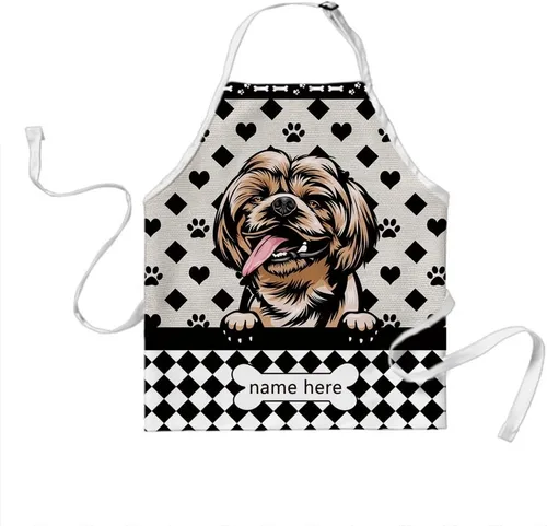 Vista 11 de Delantal de lunares para perro personalizado Lindo perro Rhodesian Ridgeback, RHODESIAN RIDGEBACK