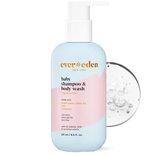 Vista 11 de Evereden Mini Kids Shampoo and Conditioner 2 en 1: Melocotón fresco, 1.7 fl oz. Vegano y cuidado suave para niños Champú y acondicionador