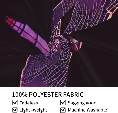 Vista 3 de RLDOBOFE Tapestry Wall Tapestry for Living Room purple dragonfly Wall Hanging Soft Tapestries Wall Decoration for Bedroom Fashion Decor Tapestries