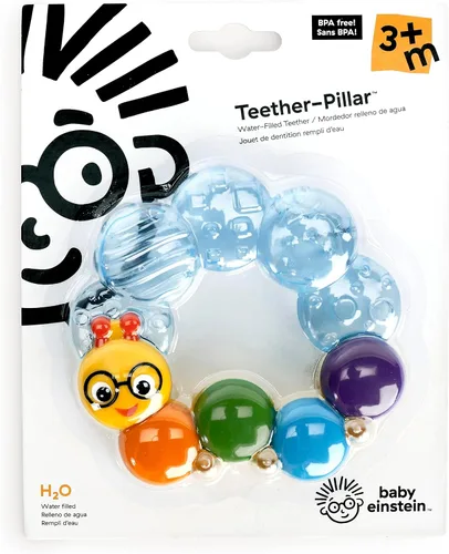 Vista 5 de Baby Einstein Teether-Pillar Rattle and Chill - Juguete para dentición, a partir de 3 meses