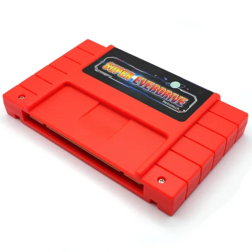 Vista 7 de Retrotech Super 800 In 1 Game Cartridge For SNES Super Nintendo 16 Bit Console - Red