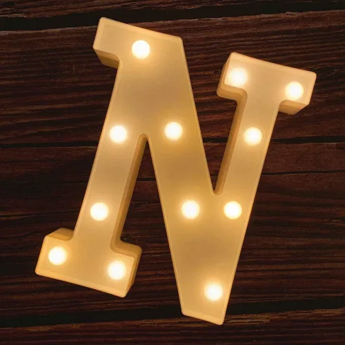 Vista 24 de MUMUXI Letras iluminadas de marquesina que funcionan con pilas, luces LED del alfabeto, para fiestas, bodas, cumpleaños, Navidad, decoración