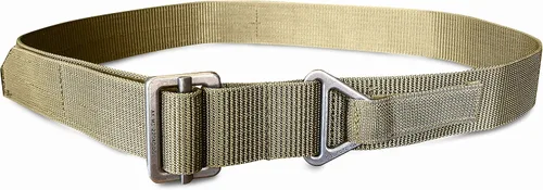 Vista 2 de WOLF TACTICAL Cinturón de aparejos para hombre - táctico 1.75 en correa de nylon para CQB, CCW Canela