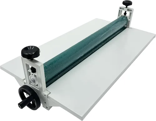 Vista 8 de INTBUYING Máquina de laminación en frío Todo el marco de metal 29.5in/750mm Laminador en frío Manual Laminador de laminado en frío Máquina
