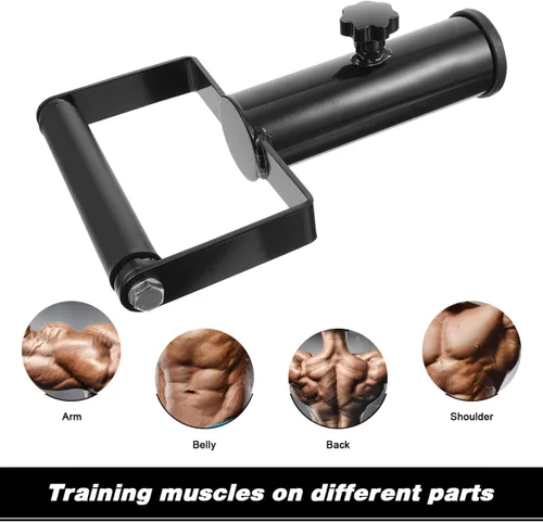 Vista 9 de INOOMP Accesorio de mango para barra multifuncional hombro muscular herramienta de ejercicio d Grip