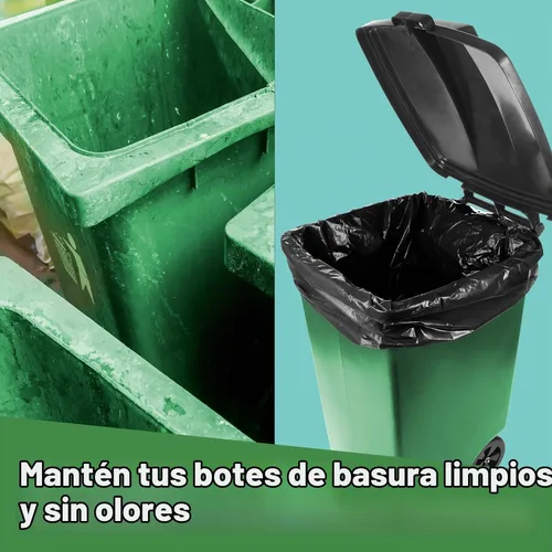 Vista 4 de ToughBag Bolsas de basura extra grandes de 95-96 galones, bolsas de basura negras de 61 x 68 pulgadas, 50 unidades de grosor de 1.2 mil de grosor