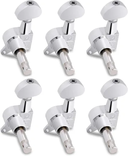 Vista 2 de Bogart Clavijas de afinación de cuerda selladas, llaves de afinación, cabezales de máquina Grover, afinadores para guitarra eléctrica o guitarra