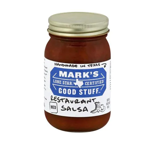 Vista 2 de Mark's Lone Star Certified Good Stuff - Tarro de salsa de 16 onzas (paquete de 3) (elige el sabor a continuación) (Restaurante - M)
