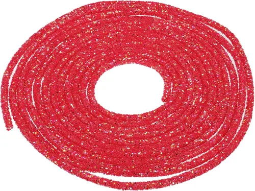 Vista 56 de MECCANIXITY Cuerda de lentejuelas con purpurina de 2.5 yardas, 6mm, 0.24 pulgadas, cuerda de tubo de lentejuelas con diamantes de imitación