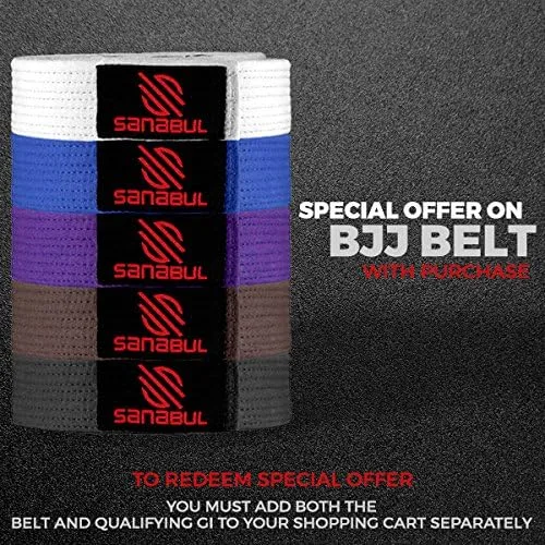 Vista 8 de Sanabul Essentials V2 Ultra Light BJJ Jiu Jitsu Gi ver guía especial de tallas