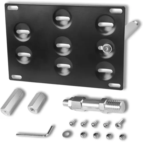 Vista 3 de Teng Auto Soporte de Gancho de Remolque Delantero para Placa de Matrícula para BMW 2 3 4 5 Serie X1 X3 X4 Z4 i3 F22 F30 F31 F32 F33 F36 F10 F11 F07