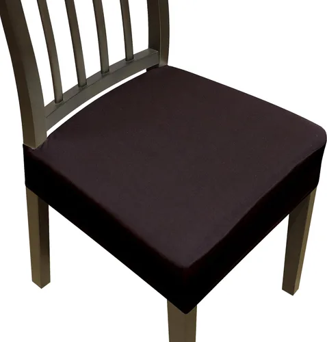 Vista 16 de Fundas para silla de comedor, juego de 2 fundas para sillas de comedor, fundas elásticas de jacquard para sillas de cocina, funda extraíble lavable