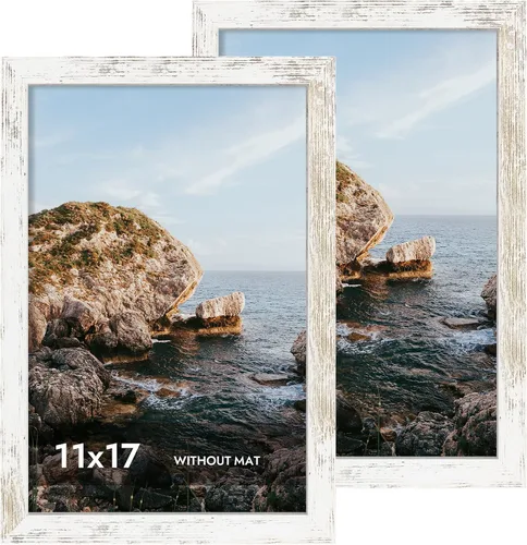 Vista 8 de iRahmen - Juego de 2 marcos de fotos de 4 x 6, marco de madera negro con cristal de alta definición, para mostrar fotografías de 3.5 x 5