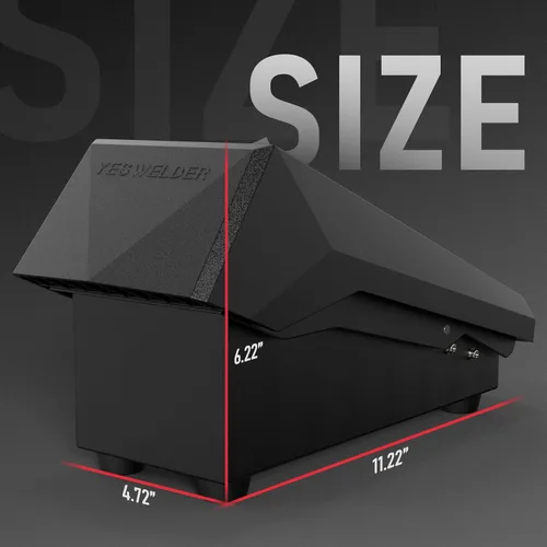 Vista 9 de YESWELDER Pedal de soldadura TIG, pedal de control de amplificador, compatible con TIG-200P ACDC TIG-205P YWT-200DC y otras máquinas con control