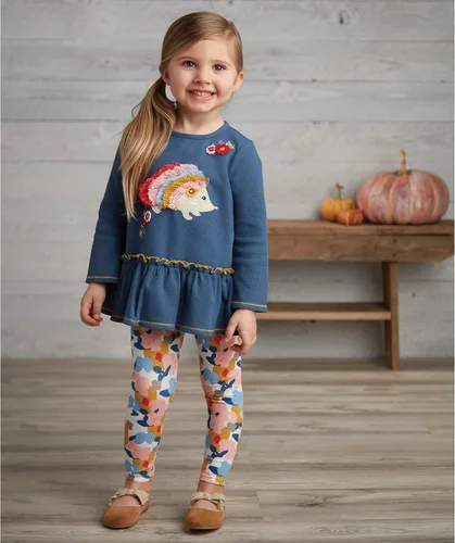 Vista 2 de Mud Pie baby-girls Hedgehog Tunic and Legging Set