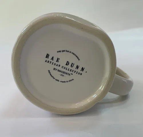 Vista 3 de Rae Dunn by Magenta WAKE UP - Taza de café de cerámica LL