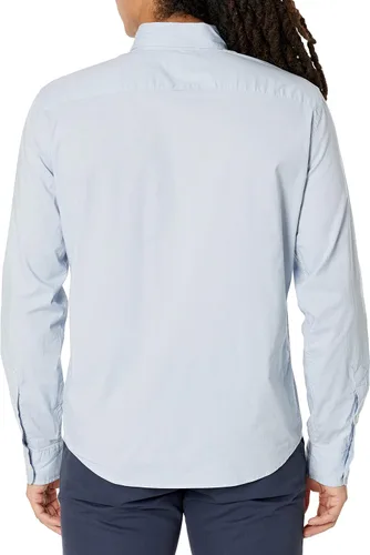 Vista 2 de GAP Men's Long Sleeve Untucked Stretch Poplin Button Down Shirt