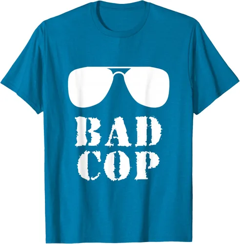 Vista 10 de Bad Cop Funny Police - Camiseta a juego para padre e hijo, Negro, S