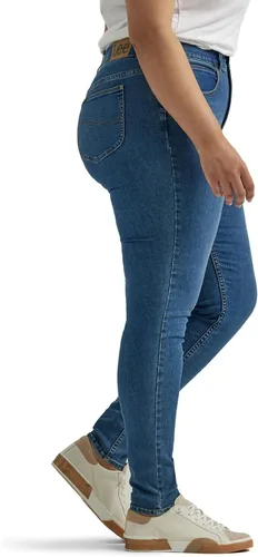 Vista 2 de Lee Jeans ajustados de tiro alto Ultra Lux Comfort con Flex Motion para mujer