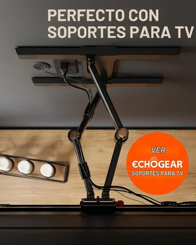 Vista 7 de ECHOGEAR Ocultadores de Cables de Pared para Gestión de Cables - Mini Ocultador de Cable de 2.25" Oculta 3 Cables de Bajo Voltaje Detrás de la Pared