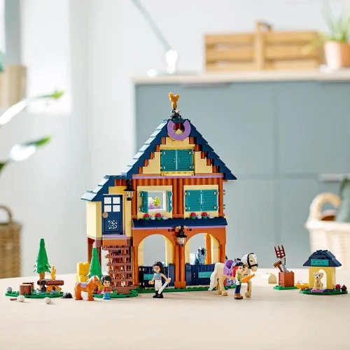 Vista 5 de Lego® Friends Forest Horse Riding Center 41683 Kit de construcción; equitación