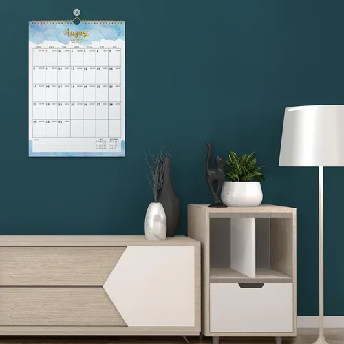 Vista 7 de Calendario 2026 – Calendario de pared 2026 – Calendario grande 2026, 12 x 17 pulgadas, enero 2026 – diciembre 2026, encuadernación de doble alambre