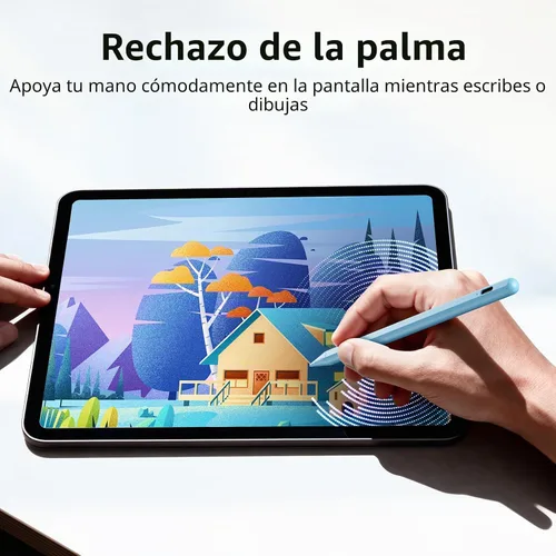 Vista 6 de Lápiz óptico para iPad 6-11ª generación 2X carga rápida, rechazo de palma Azul