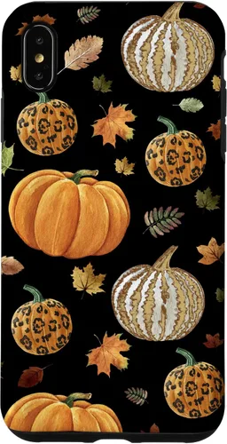 Vista 11 de iPhone 16 Falling leaves Autumn and Pumpkin Happy Fall Phone Case