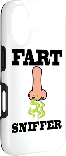 Vista 3 de Fart Sniffer Shirt, Gross Dad Joke Shirt, Weird Funny Fart Case for iPhone 17