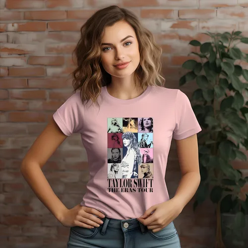 Vista 5 de Camiseta Taylor Swift ERAS Tour, camiseta para fanáticos de Taylor Swift, atuendo ERAS Tour, ropa de concierto nocturno, camiseta para fanáticos