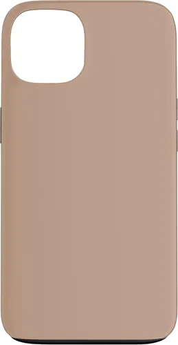 Vista 7 de iPhone 11 Pro Max Pastel Nude Beige Mate Simple Marrón Color Art Case