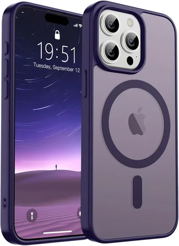 Vista 115 de SUPFINE Funda magnética para iPhone SE 2022 (3ª)/2020 (2ª), iPhone 8 (compatible con MagSafe) (protección contra caídas de grado militar), funda