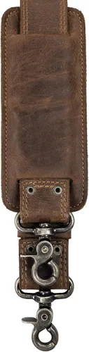 Vista 5 de Hide & Drink, Correa ajustable de repuesto para mensajero, bolsa de lona y bolsa cruzada, cuero de grano completo, hecho a mano