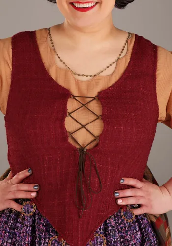 Vista 12 de Disfraz de Mary Sanderson para Mujer Talla Plus de Hocus Pocus de Disney Multicolor