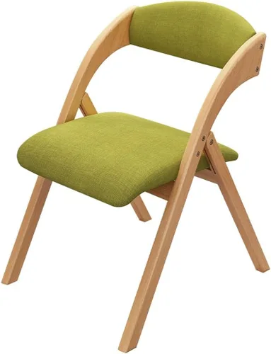 Vista 8 de Sillas plegables con asientos acolchados, silla de comedor cómoda para el hogar, silla de aprendizaje con respaldo cómodo individual en el balcón