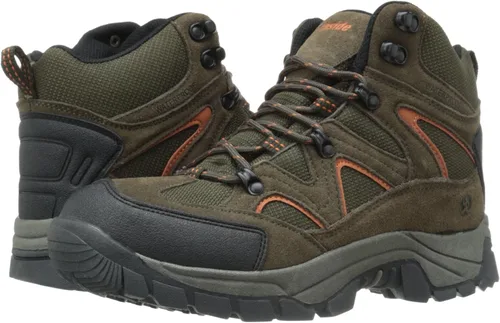 Vista 7 de Northside Botas de senderismo impermeables de cuero para hombre Snohomish, bronceado, miel, bronceado (TanDark Honey), 11.5