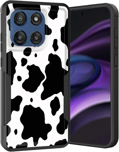 Vista 124 de para Moto G Play 4G 2024, funda de dos capas híbrida resistente y a prueba de golpes, PC duro + silicona suave protectora para Motorola Moto G Play