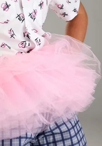 Vista 5 de Ace Ventura Pet Detective Disfraz de tutú Ace Ventura para niños con peluca, disfraz de película para niños para Halloween y juego de rol